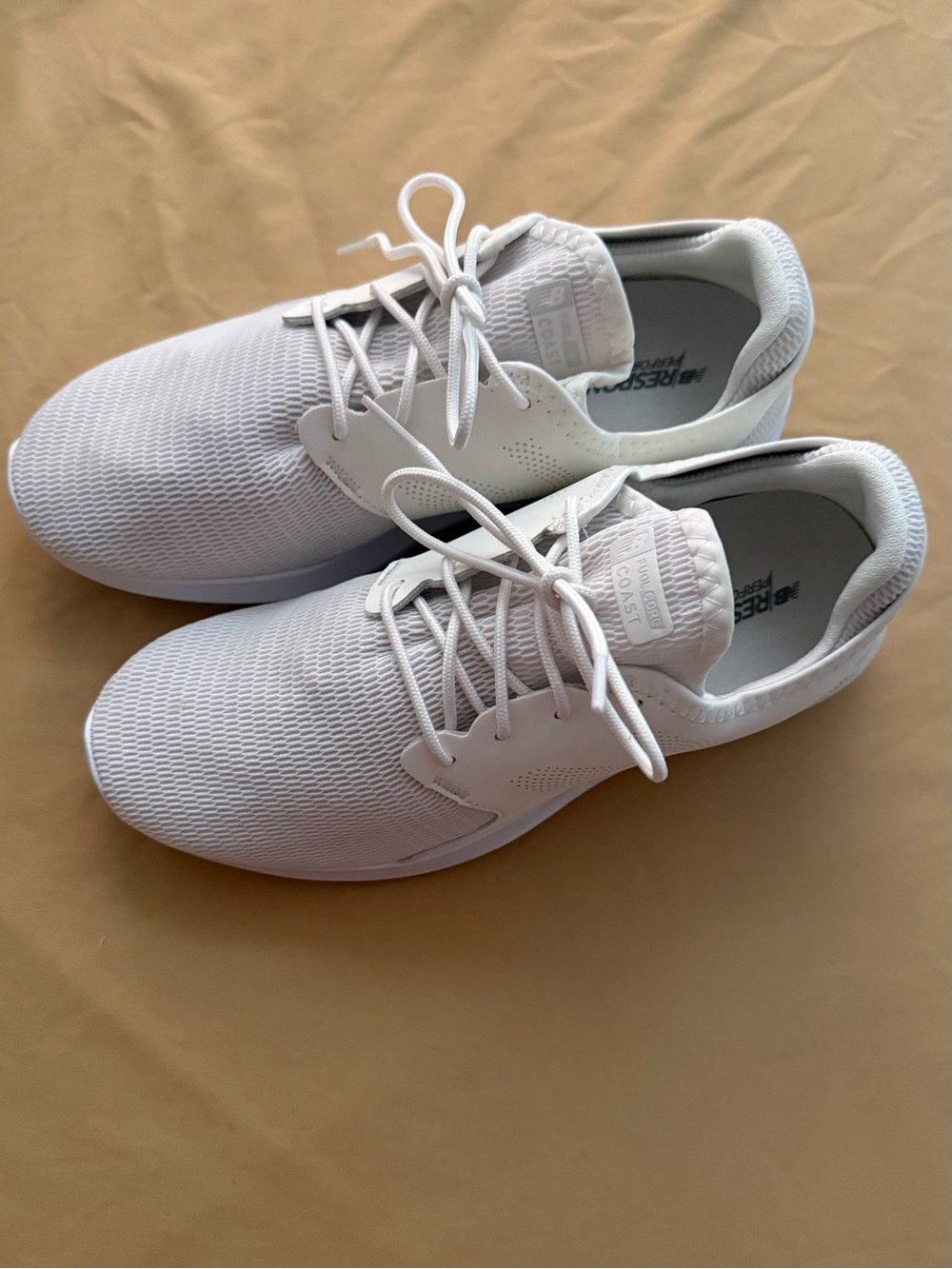 New Balance Women’s White Athletic Mesh Sneakers